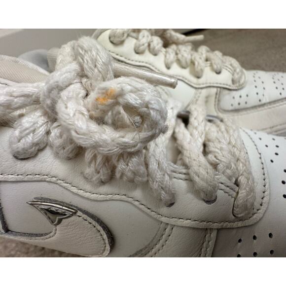 Nike Air Force 1 07 LV8 Chrome Tips Women’s Size 9 Custom FJ4559-133 - Picture 5 of 10